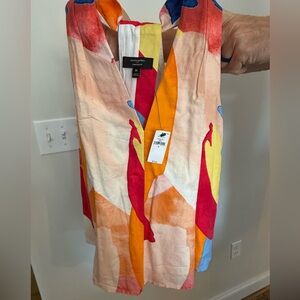 Banana Republic Nwt linen blend top size M